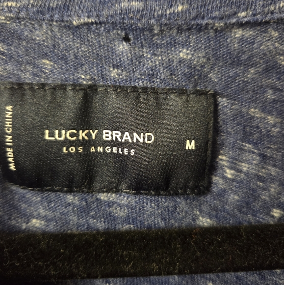 Lucky Brand Mens Navy Polo Shirt GUC Size M - Picture 8 of 11